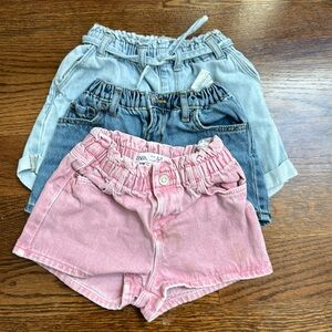 Zara Kids Denim Short Bundle
